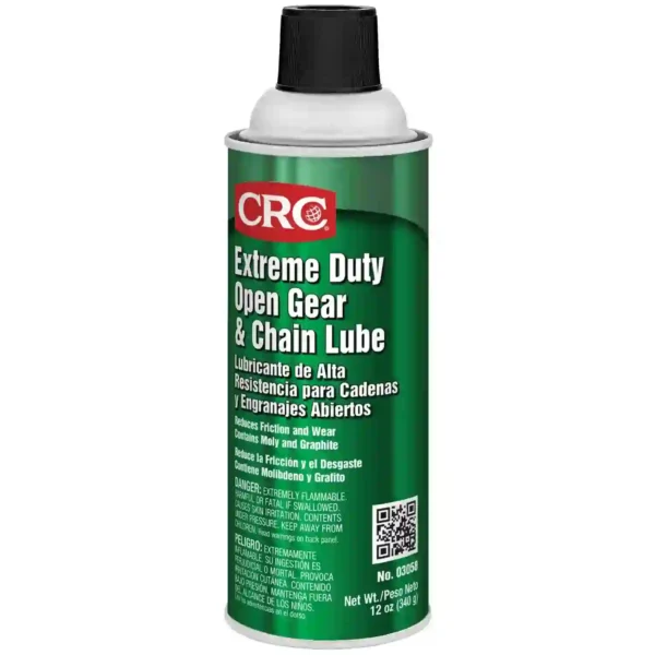 Lubricante de cadenas y engranajes abiertos de uso pesado CRC 340g