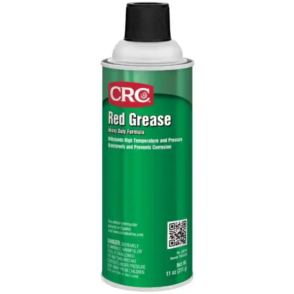 Grasa roja de uso pesado resistente a altas temperaturas CRC 311g