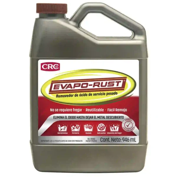 Removedor de óxido de alta resistencia uso industrial Evapo-Rust CRC 946mL